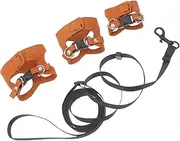 POPETPOP 1 Set Bearded Dragon Harness and Leash Kit Comfortable Outdoor Vest for Reptiles Secure Design with Dual Fixed Points Snap Buttons for Small Animals and Pet Training