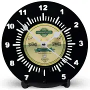 Yesterday's Vinyl Yellow Desk Clock, 18cm