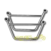 Frames Holders Spaan Chrome-Plated Bags Click Fix for Kawasaki VN1600 Classic