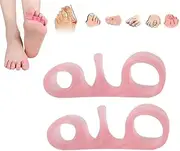 Bodyfeet Aligners Kit,Orthopedic Bunion Corrector Gel,Leg Type Toe Ring, Toe Correction,Correction of Foot Shape,Toe Separators,Bodyfeet Kit,Body Feet Alignment Kit,Toe Straightener (D)