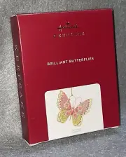 2021 HALLMARK KEEPSAKE ORNAMENT BRILLIANT BUTTERFLIES SERIES #5 NIB