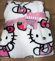 SANRIO Hello Kitty Strawberry Plush Throw Blanket 60 X 70K NEW