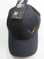 New Black C8 Corvette Hat Ballcap Cruisin Sports