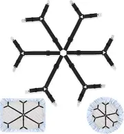 Sheet Fasteners, Elastic Bed Sheet Holder Straps Adjustable Bed Sheet Scrunchie