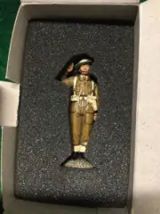 KING AND COUNTRY EA034 BRITISH 8TH ARMY GURKHA OFFICER SALUTING RETIRED
