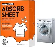 HELVES Color Absorption Sheet | Washing Machine Color Absorption Sheet Laundry Tablets Laundry Paper - 100 Anti-Staining Clothes Sheets, Anti Dyed Cloth Laundry Papers Color Grabber Cloth