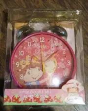 Strawberry Shortcake Jumbo Double Bell Alarm Clock NEW IN BOX