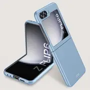 [FANYUAN] Case for Samsung Galaxy Z Flip6 5G, Elastic Shock Absorption, Lightweight, Anti-Scratch, Bumper Hardcase Cover for Samsung Galaxy Z Flip6 5G.(Blue)