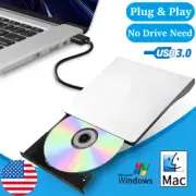 2023 NEW External CD DVD Drive USB 3.0 Player Burner Writer For Laptop PC Mac