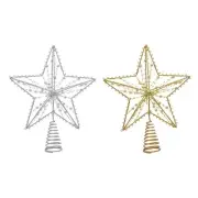 Christmas Tree Toppers Christmas Party DIY Decorations Accessories Star Shaped