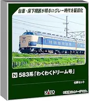 KATO 10-2111 N Gauge 583 Series Wakuwaku Dream 6-Car Set Train Model Train