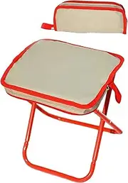Folding Camping Stool - Lightweight Folding Stool | Portable Camp Stool, Lightweight Foldable Stool for Outdoor Hiking Backpacking Fishing Picnic
