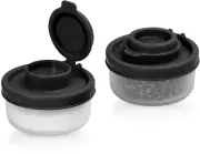 SIGNORAWARE Salt and Pepper Shakers Moisture Proof Set of 2 Small Mini Salt S...