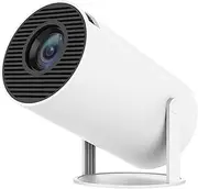 HY300 Portable Projector Android 11.0 Home Theater 2.4G/5G Dual-Band WiF BT4.1 Media Player 180° Rotation Auto Keystone Correction with Remote AU Plug