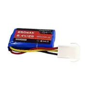 6.4V 2S 650mAh Li Battery/ EL4.5-3P female P-TO-R for RC Truck Car Speed Boat A-Battery