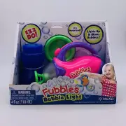 Fubbles Bubble Light Toy Lights Up and Blows Bubbles Ages 3+, 2013 - New