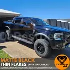 Fender Flares Thin Matte Black Guard Fit Ford Ranger Next Gen 2022 + Sensor