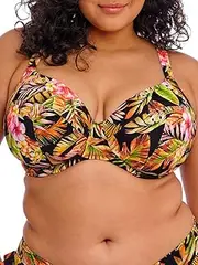 [Elomi] Women's Underwire Plunge Bikini Top