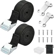 Cooler Tie down Kit, Cooler Tie down Fixed Straps for YETI & RTIC Coolers to Pre