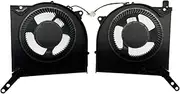 VoltaGuru New Laptop CPU + GPU Cooling Fans for Lenovo Legion 5 15ARH7 Type 82RE, 5 15IAH7 Type 82RC, Legion 5 Pro 16ITH6 Type 82JD 82JF, NP: DFS5L32G164860, DFS5L32G064860, DFS5K22305283A