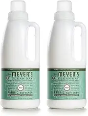 Mrs. Meyer's Clean Day Fabric Softener, Basil, 32 oz-2 pk