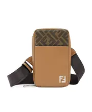 Fendi FF Squared Phone Case One size Brown
