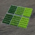 Miniature Scene Building SelfAdhesive Static Grass Tufts for Model Railroads