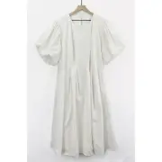 Eri + Ali Dress Women 26W Plus White Midi Corset Seamed Etherial Fairy Core NEW