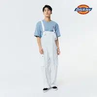 在飛比找momo購物網優惠-【Dickies】男款白色雙口袋設計版型吊帶褲｜DK0109