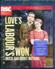 Royal Shakespeare Company Love's Labour's Won Much Ado About Nothing Blu-ray NEW