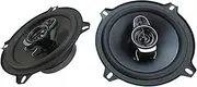 Car Audio Component Fit for Q-PERTORS 2PC 5-inch 4-Channel Car Modification HiFi Coaxial with Audio Cable, Stereo Full Range Speaker Tweeters