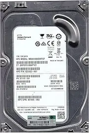 HP 3.5" 1TB 7200RPM SATA Internal Hard Drive (MB001000GWFGF) (Renewed)