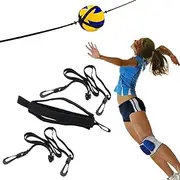 Fruusv Volleyball Hitting Trainer, Solo Adjustable Training Aid, Volleyball Practice Equipment to Serve, Set, Hit, Perfect for Beginners and Experts, Single Training Tool