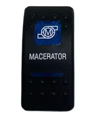 Carling Blue Lighted " Macerator " Rocker Switch Cover
