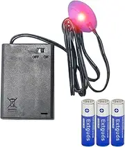 Fake Car Alarm, Dummy Car Alarm, (Batteries Included) Red LED Light Simulate Imitation Security System, Warning Anti-Theft Flash Flashing Lamp (Light Sensing) 1 Piece, Red Light), Red light,