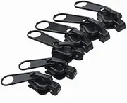 Plastic Zipper 6 PCS/Bag Universal Instant Fix Zipper, Repair Kit Replacement Zip, Slider Teeth Zippers for Sewing Clothes, for Sewing