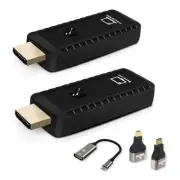 Wireless HDMI Transmitter Receiver with Adapter 4K, 1080P 60HZ HDMI Wireless