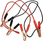 HEALEEP 2pcs Starter Clamp Jumper Cables with Battery Clips Durable Automotive Battery Jump Leads for Quick Connection and Reliable Performance and Construction for Safety