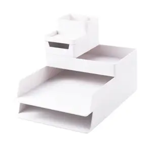 【小麥購物】A4文具整理盒(收納盒 文具 收納 文件收納 桌上收納 書架 文件架 辦公 抽屜)