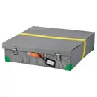 IKEA FLYTTBAR bed storage box 58x58x15 cm dark grey