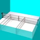 2Pcs Adjustable Drawer Divider Organiser DIY Room Kitchen Storage SeparatorY SUM