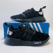 Adidas NMD_R1 W Women's Shoes Athletic Sneakers Black Trainers Originals GW5682