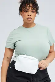 White Bum Bag