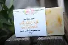 Pure Organic Tallow Soap with Calendula & Goat's Milk/100gr/ Unscented/Handmade