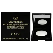 Velveteen Matte and Metallic Eyeshadow - 227 White Whisper by GA-DE for Women...