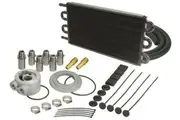 Derale Tube & Fin Engine Oil Cooler Kit Sandwich Adapter 16-5/8" x 7-5/8" x 3/4"