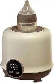 Electric Baby Milk Shaker, Automatic Low-Noise Bottle Mixer, 360-Degree Bidirectional Mixing, Bubble- Formula Blender, Rechargeable with LED Display, Prevents Bloating for Baby