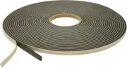 JVCC Medium-Density PVC Foam Tape 3/8 in x 50 ft. x3/16 in thick, Single Sided