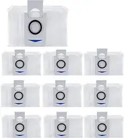 10Pack Replacement Vacuum Cleaner Bags Compatible with ECOVACS DEEBOT X1 Omni T10 T20 Turbo Robot Vacuum Cleaner