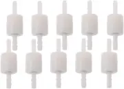 PolarLander Plastic 10pcs/Set One-Way Non-Return Water Inline Fluids Check Va...